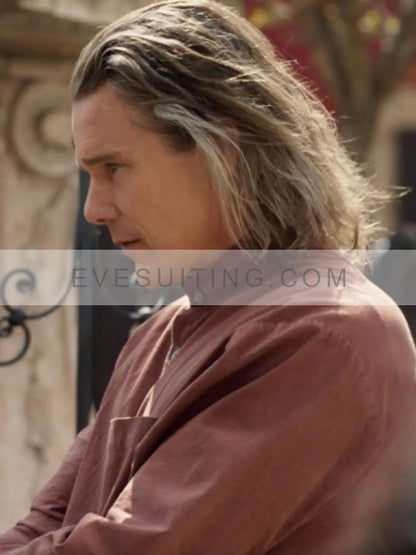 Ethan Hawke Tv Show Moon Knight Brown Jacket