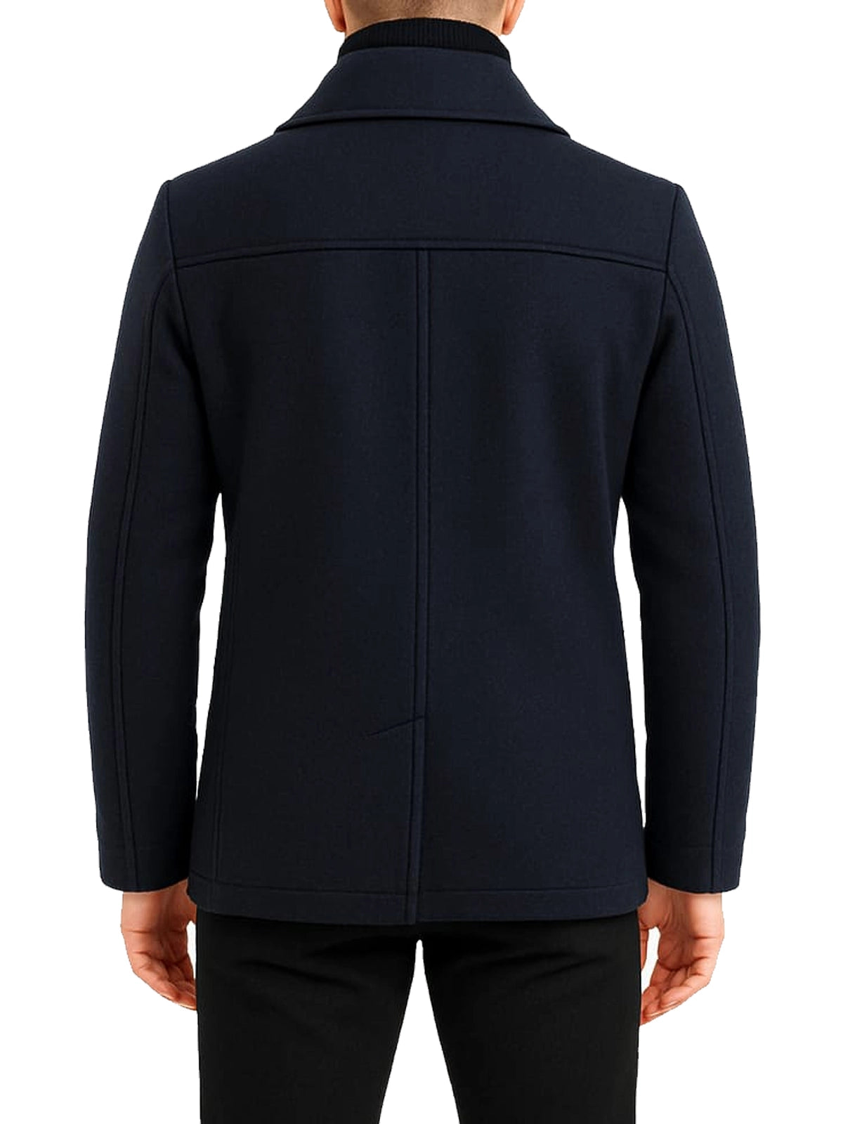 Ethan Hunt Mission Impossible 6 Tom Cruise Navy Blue Wool Peacoat