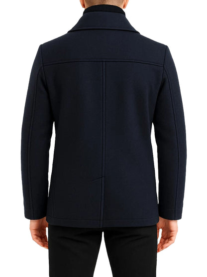 Ethan Hunt Mission Impossible 6 Tom Cruise Navy Blue Wool Peacoat