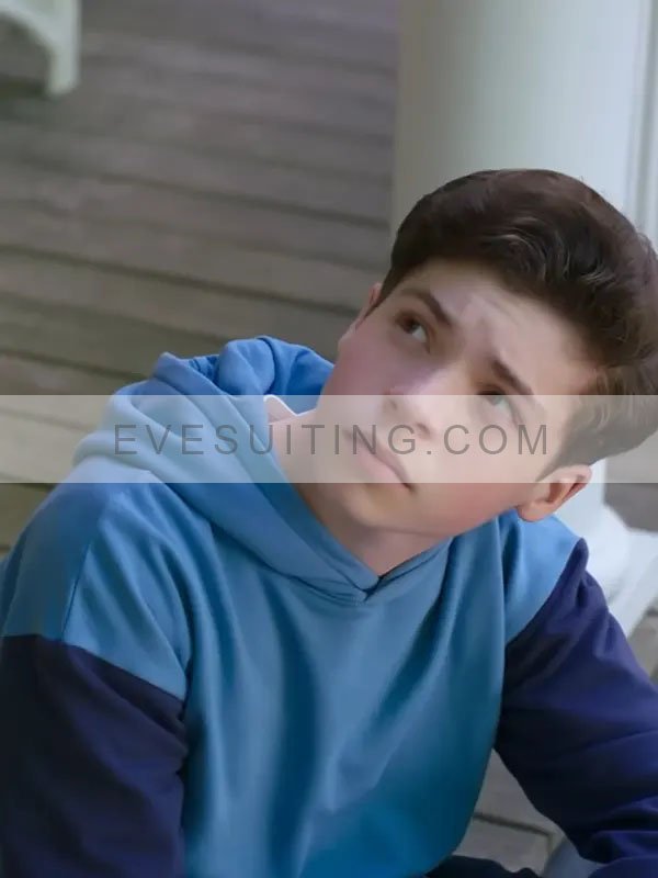 Evan Goldman 13 The Musical Blue Hoodie