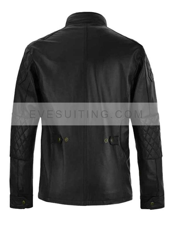 Fast And Furious 8 Vin Diesel Black And Red Real Leather Jacket