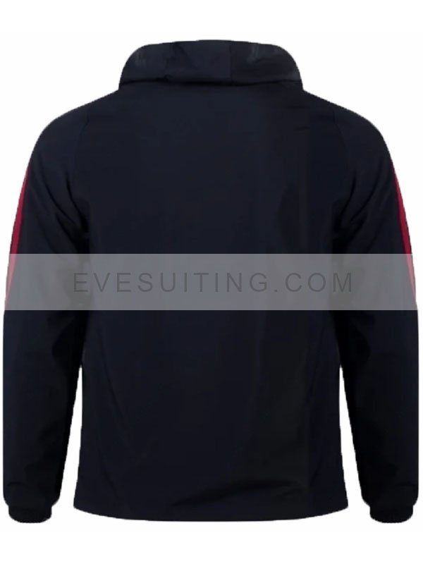 Fifa World Cup 2022 Qatar Official Emblem Woven Black Jacket