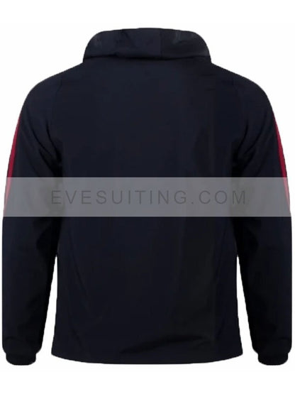 Fifa World Cup 2022 Qatar Official Emblem Woven Black Jacket