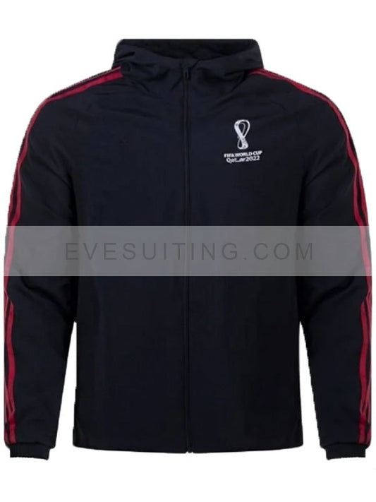 Fifa World Cup Qatar 2022 Black Jacket