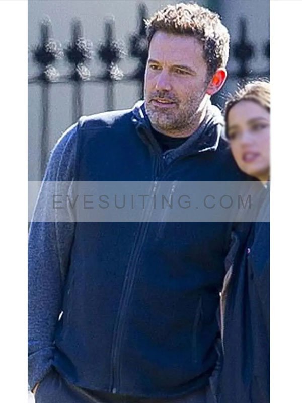 Film Deep Water 2022 Vic Van Allen Black Wool Vest