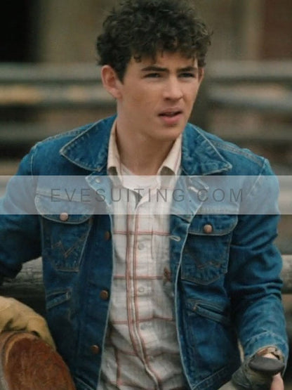 Finn Little TV Series Yellowstone S05 Denim Blue Jacket