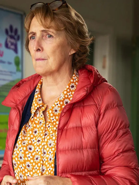 Fiona Shaw Bad Sisters Season 2 Puffer Jacket