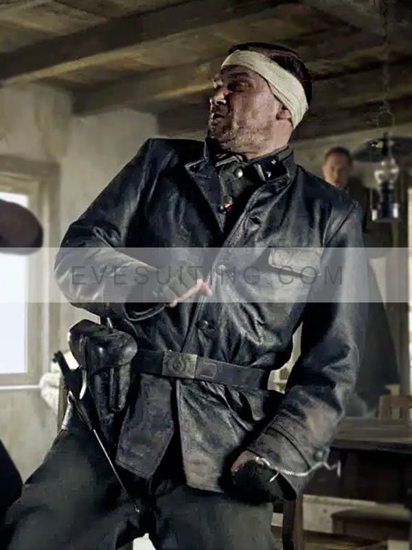 Florian Schmidtke Movie Blood & Gold 2023 Dörfler Leather Jacket