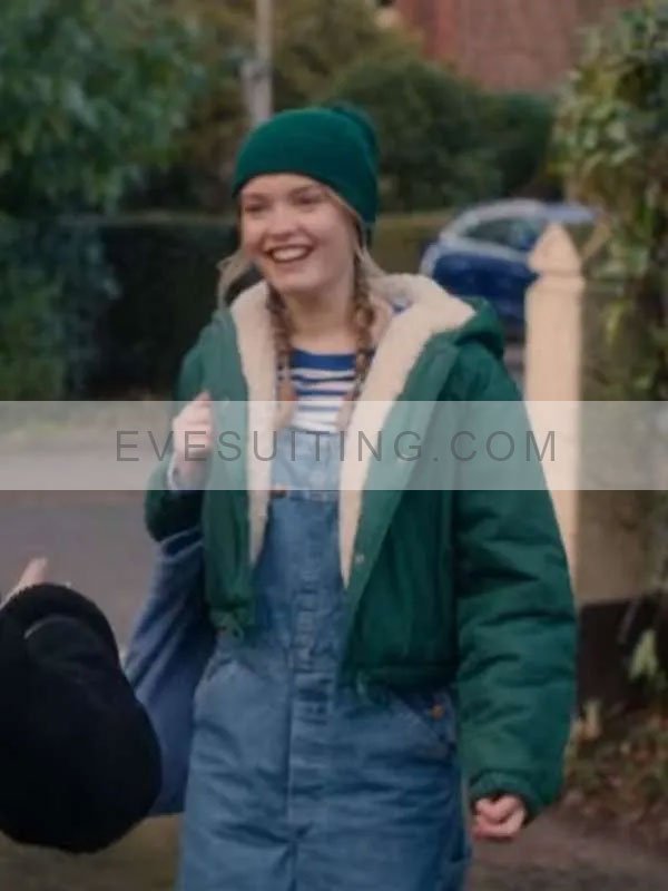 Fool Me Once 2024 Abby Walker Green Sherpa Jacket