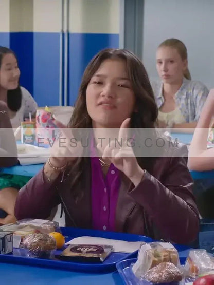 Frankie McNellis 13 The Musical 2022 Lucy Hallman Leather Jacket