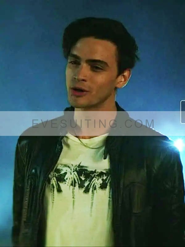 Gabriel Guevara My Fault 2023 (Culpa Mia) Nick Black Leather Jacket