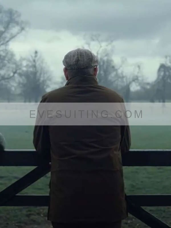 Geoff Seacombe The Gentlemen 2024 Vinnie Jones Brown Cotton Jacket