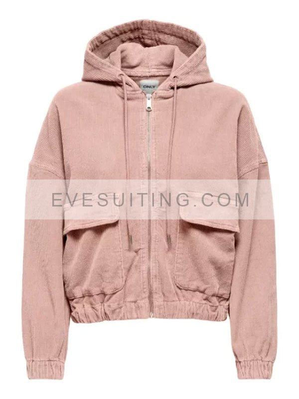Ghosts S02 Rose McIver Pink Hooded Jacket