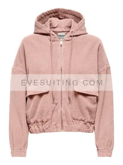 Ghosts S02 Rose McIver Pink Hooded Jacket