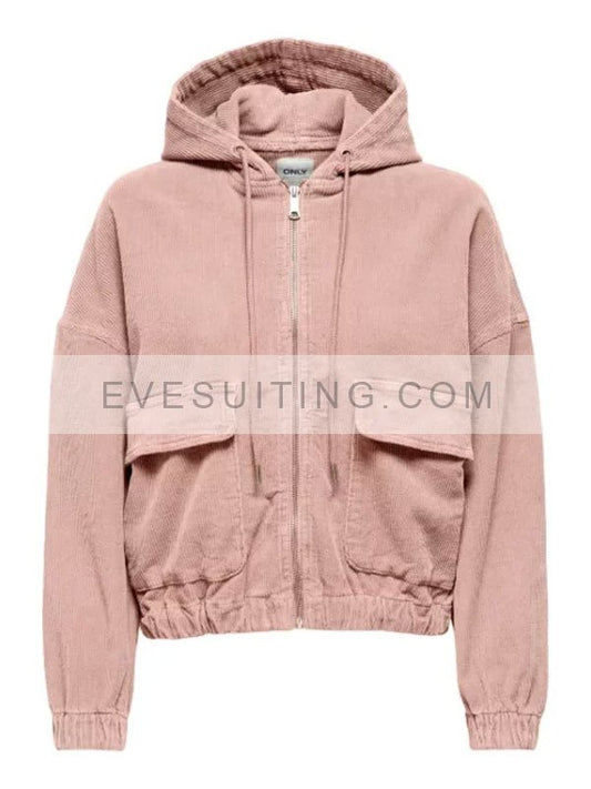 Ghosts S02 Rose McIver Pink Hooded Jacket