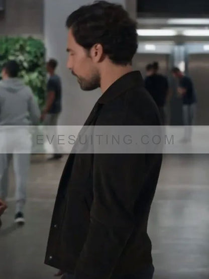 Giacomo Gianniotti Brown Suede Jacket