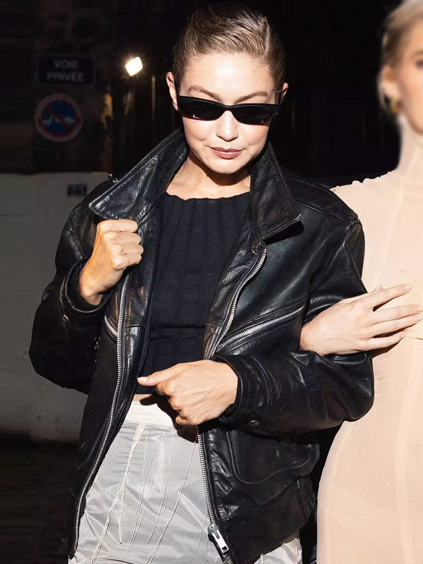 Gigi Hadid Leather Jacket