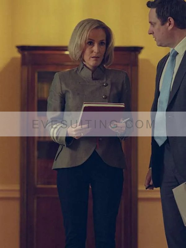 Gillian Anderson Grey Jacket
