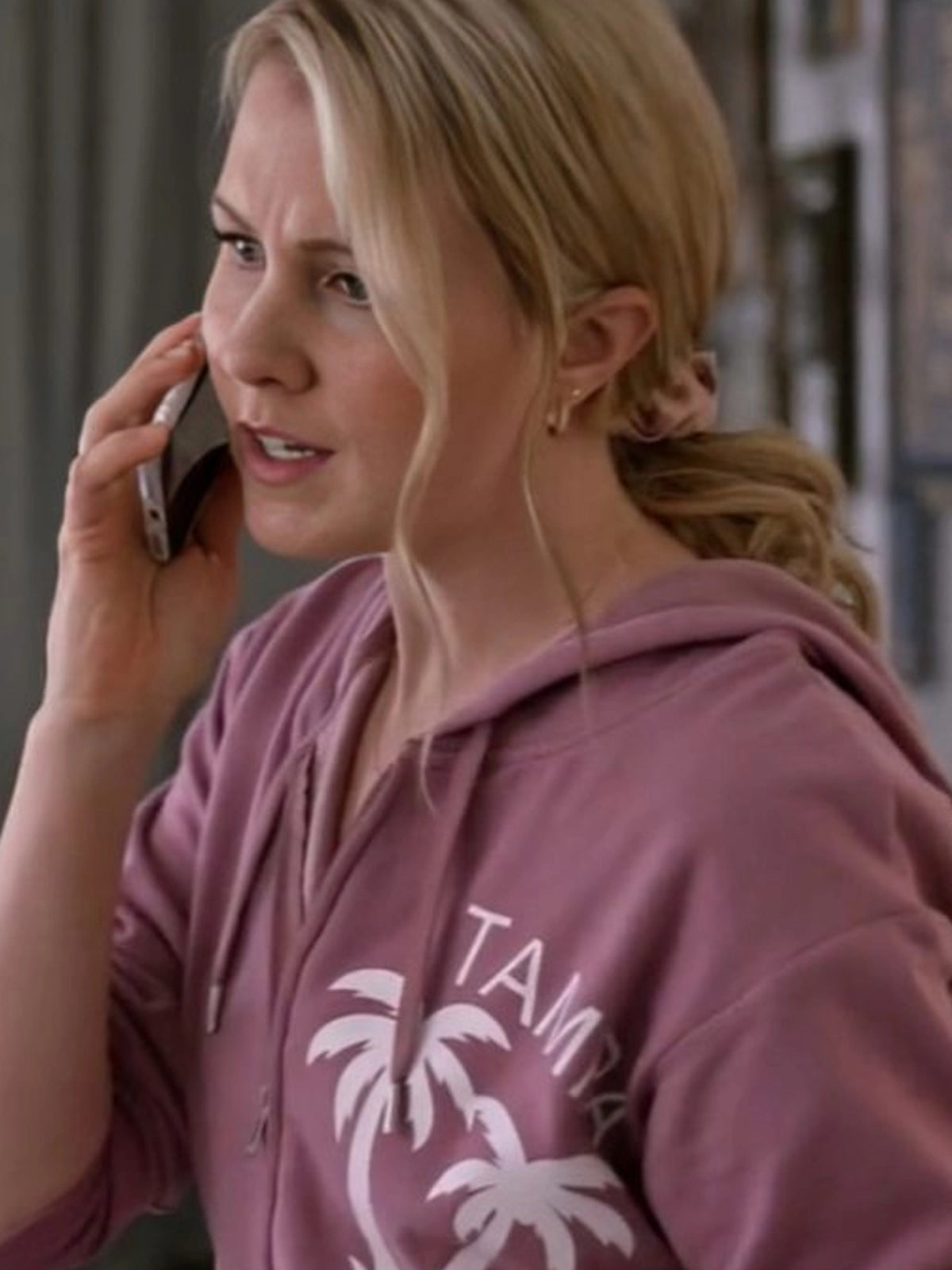 Ginna Claire Mason Hats Off To Love 2025 Stella Pink Zip-Up Hoodie