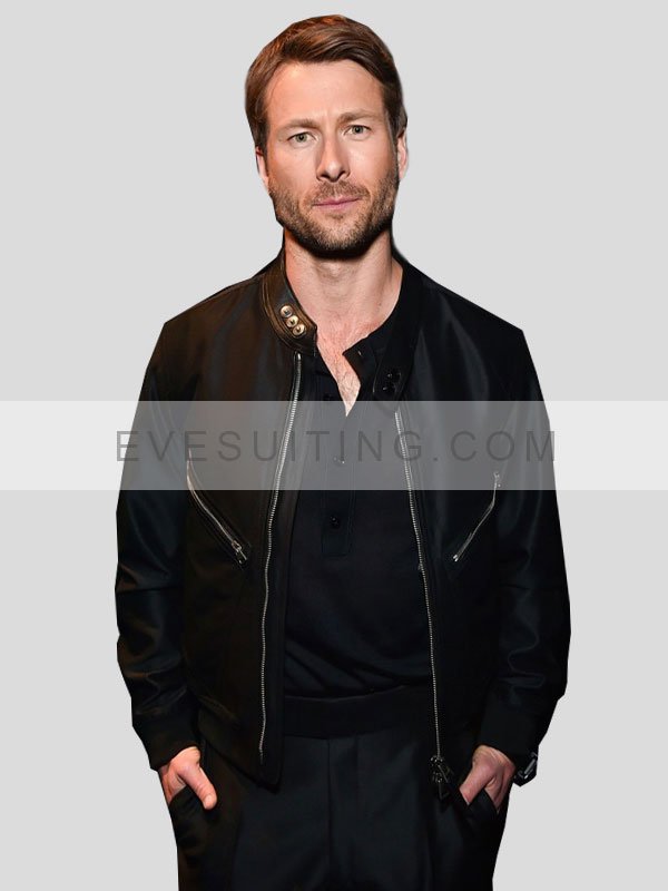 Glen Powell Bomber Jacket