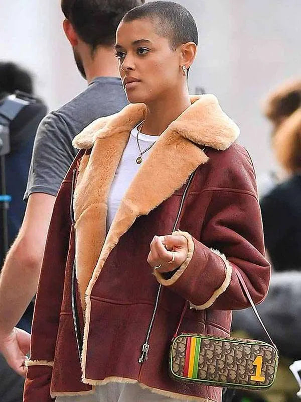 Gossip Girl Jordan Alexander Shearling Jacket
