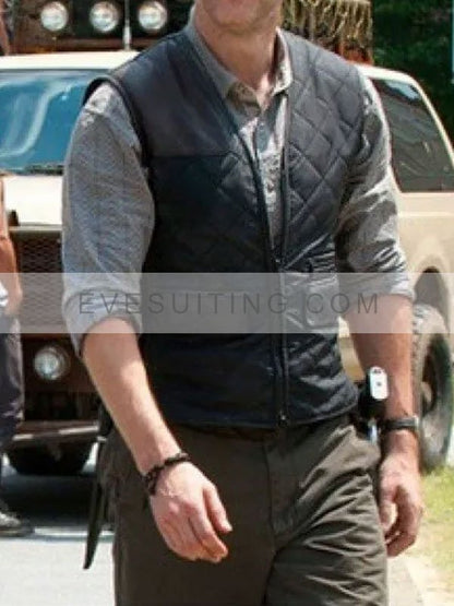 Governor David Morrissey Quilted Vest