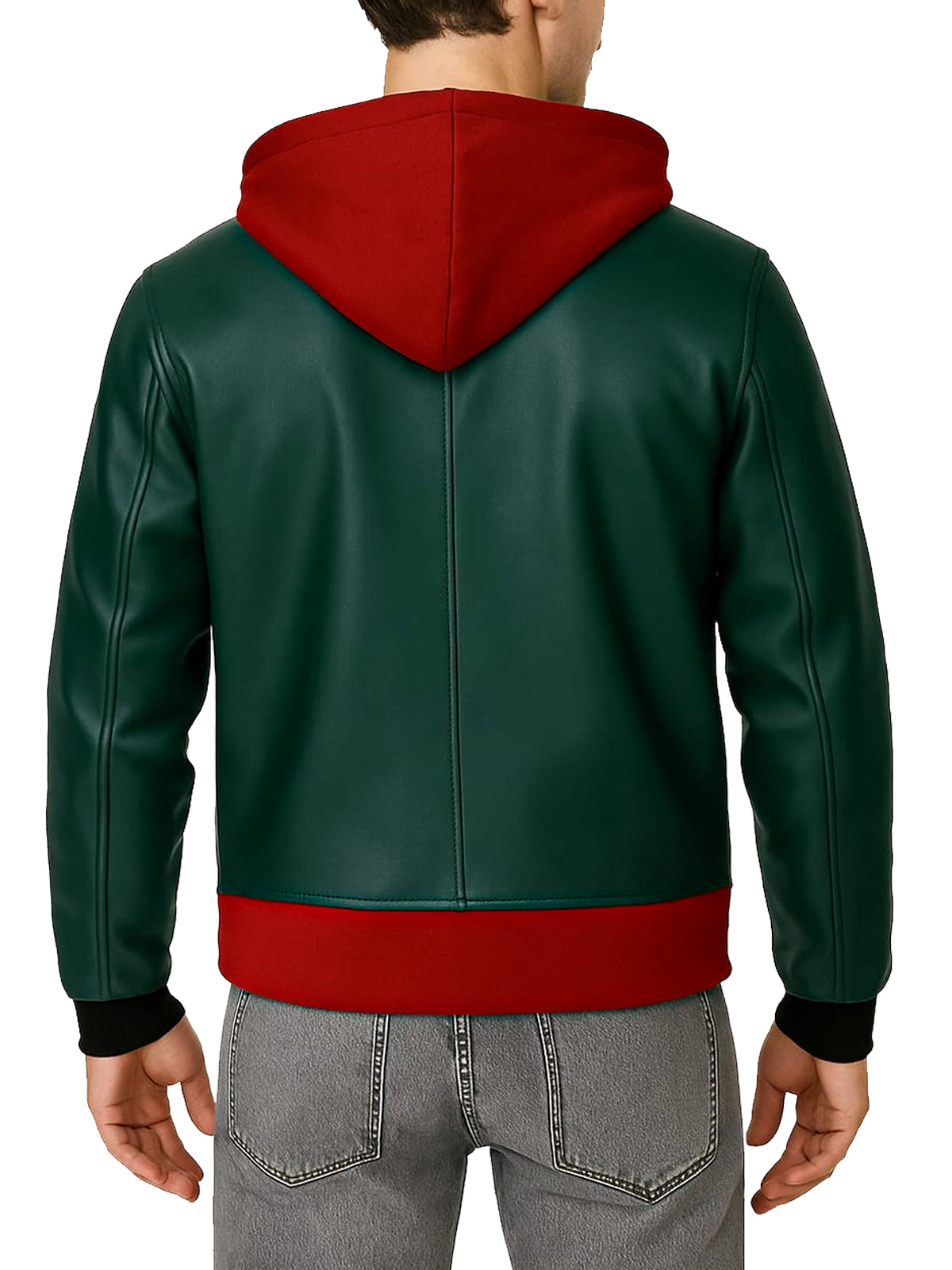 Green Miles Morales hooded jacket inspired by Spider-Man