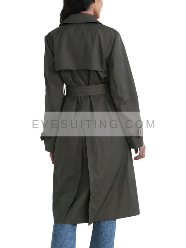 Grey Trench Cotton Coat