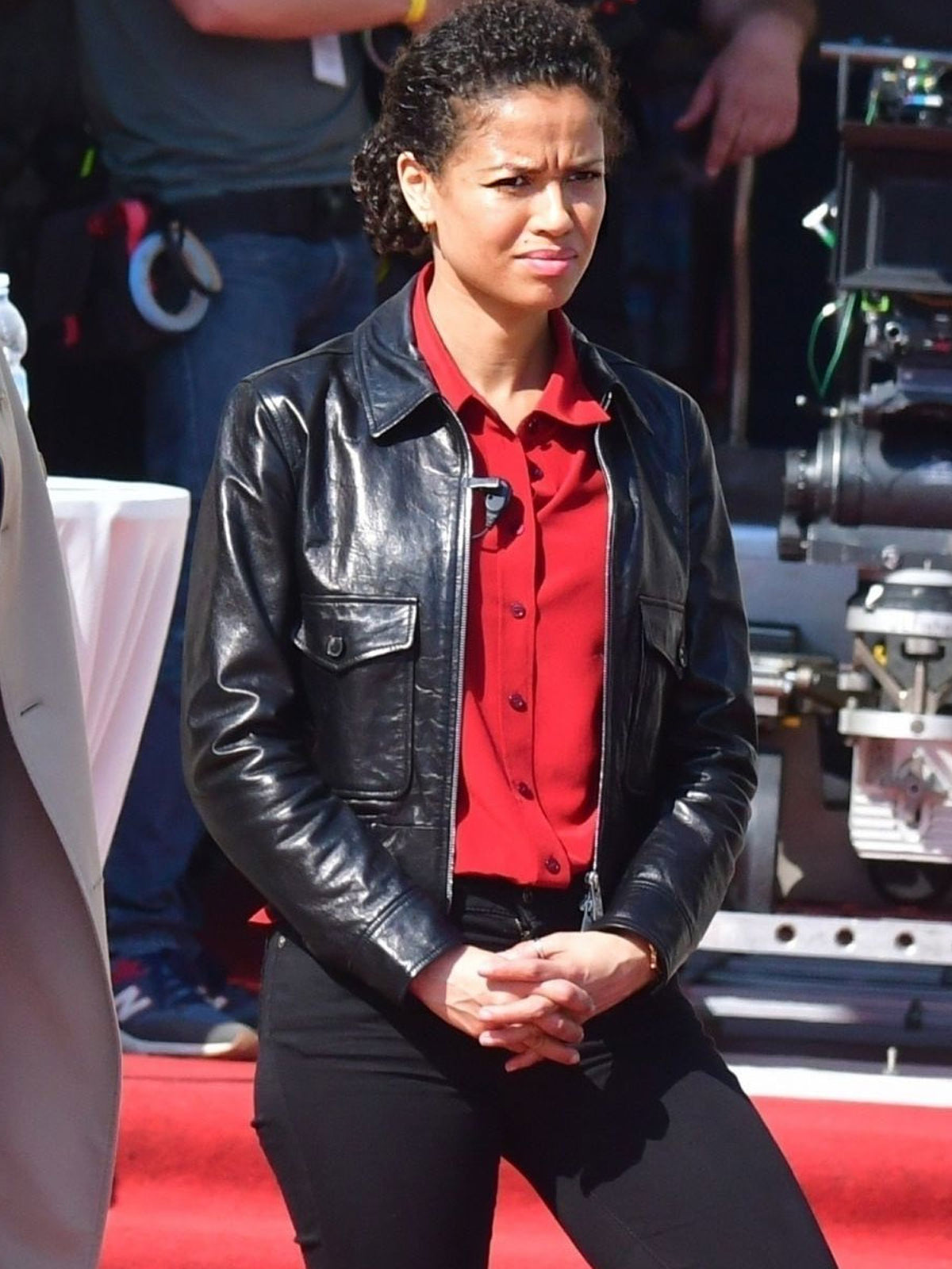 Gugu Mbatha-Raw Lift 2024 Leather Jacket