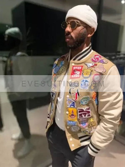 HBCU American Basketball Player Chris Paul Patch Varsity Wool Jacket