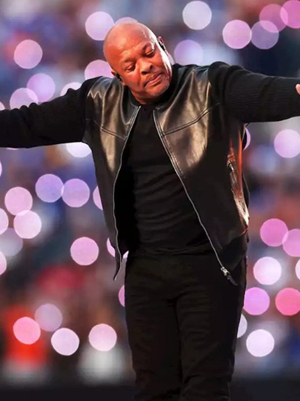 Halftime Show Super Bowl Dr Dre Leather Jacket