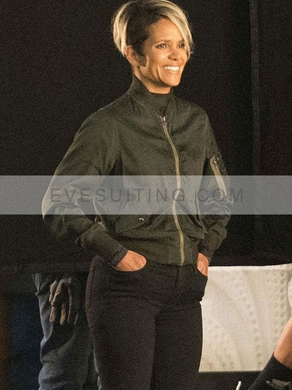Halle Berry Bomber Jacket