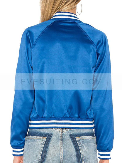 Hannah Einbinder Hacks S02 Ava Blue Bomber Jacket