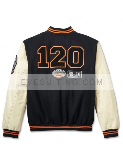 Harley Davidson 120th Anniversary Bomber Varsity Jacket