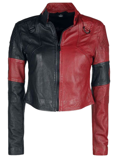 Harley Quinn Live Fast Die Clown Suicide Squad Leather Jacket