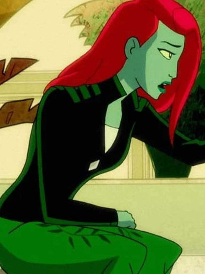 Harley Quinn Poison Ivy Leather Jacket