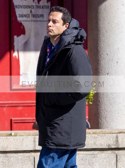 Harold Movie Harold and the Purple Crayon 2024 Zachary Levi Black Hooded Jacket