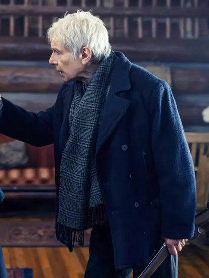 Harrison Ford 1923 2025 Wool Peacoat