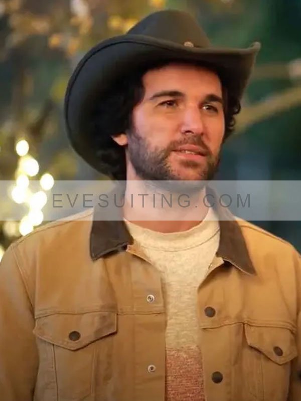 Heath Ramos Dashing in December Brown Jacket