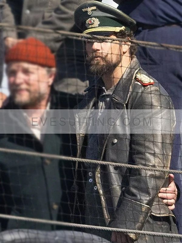 Henry Cavill Movie The Ministry of Ungentlemanly 2024 Warfare Distressed Black Leather Coat
