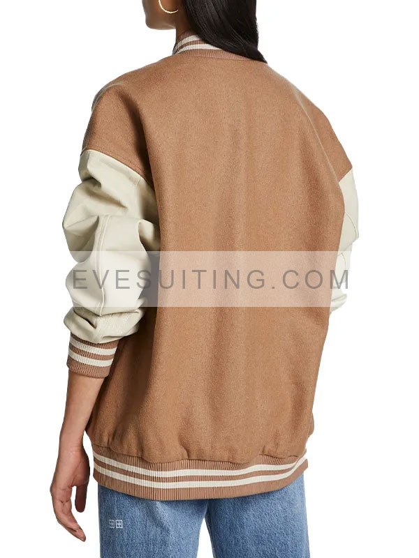 Hi Fi Future Varsity Brown Jacket