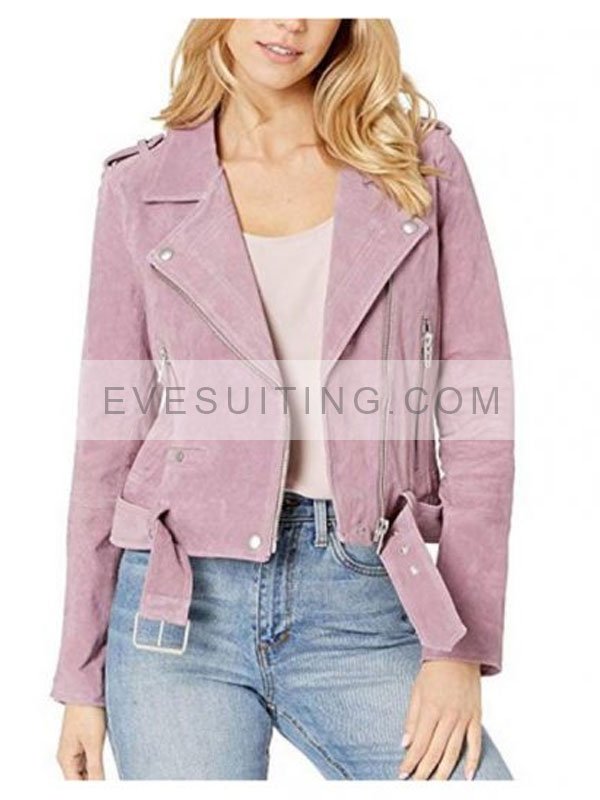 High School Musical Nini Pink Leather Jacket