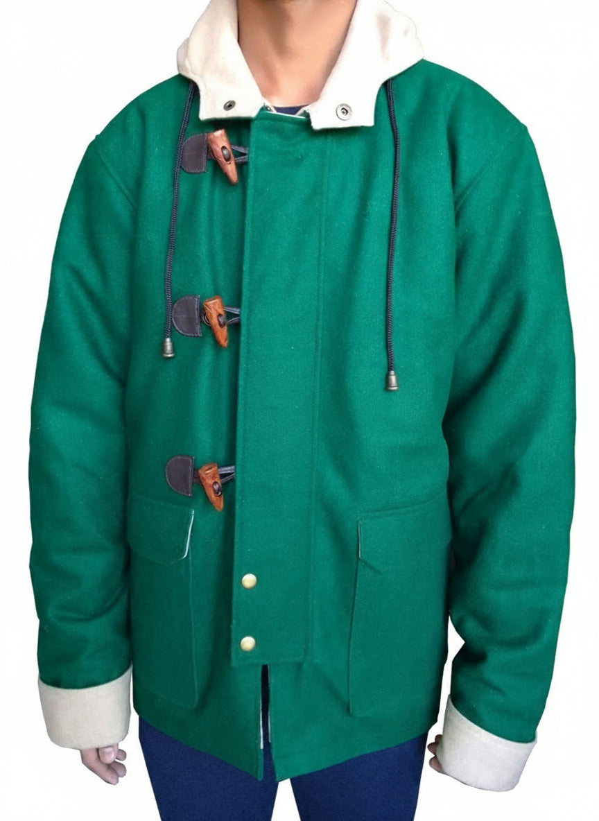 Home Alone Macaulay Culkin Green Duffle Coat