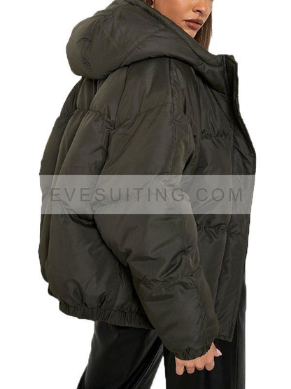 Hooded Reglan Puffer Jacket