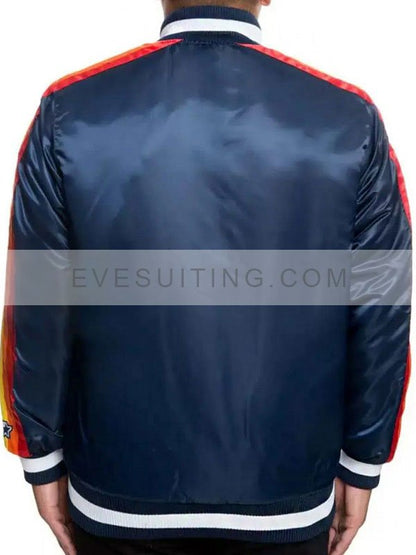 Houston Astros Blue Satin Jacket