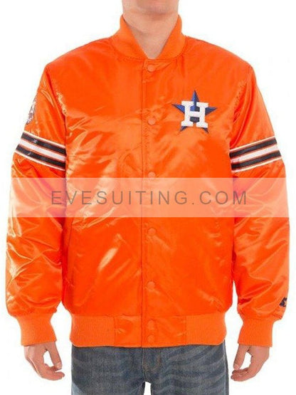 Houston Astros Orange Bomber Jacket