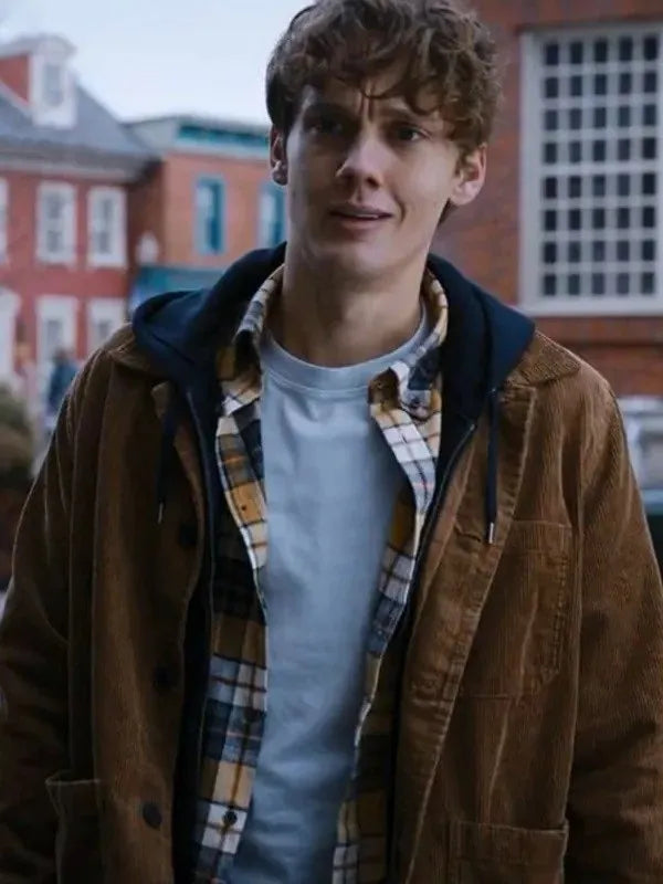 Hunter Doohan Wednesday 2022 Tyler Galpin Brown Corduroy Jacket