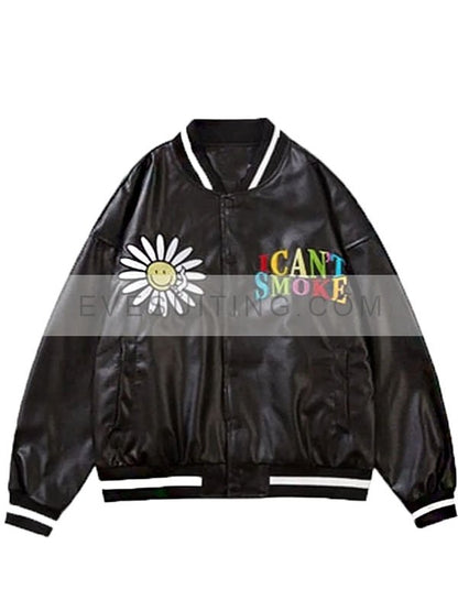 I Cant Smoke Bomber Black Jacket