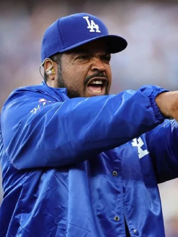 Ice Cube Blue Satin Jacket