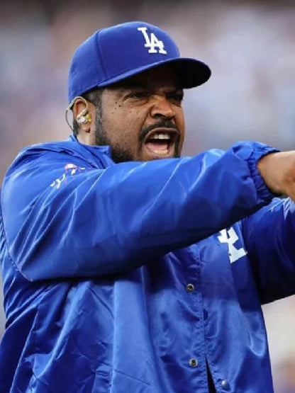 Ice Cube Blue Satin Jacket